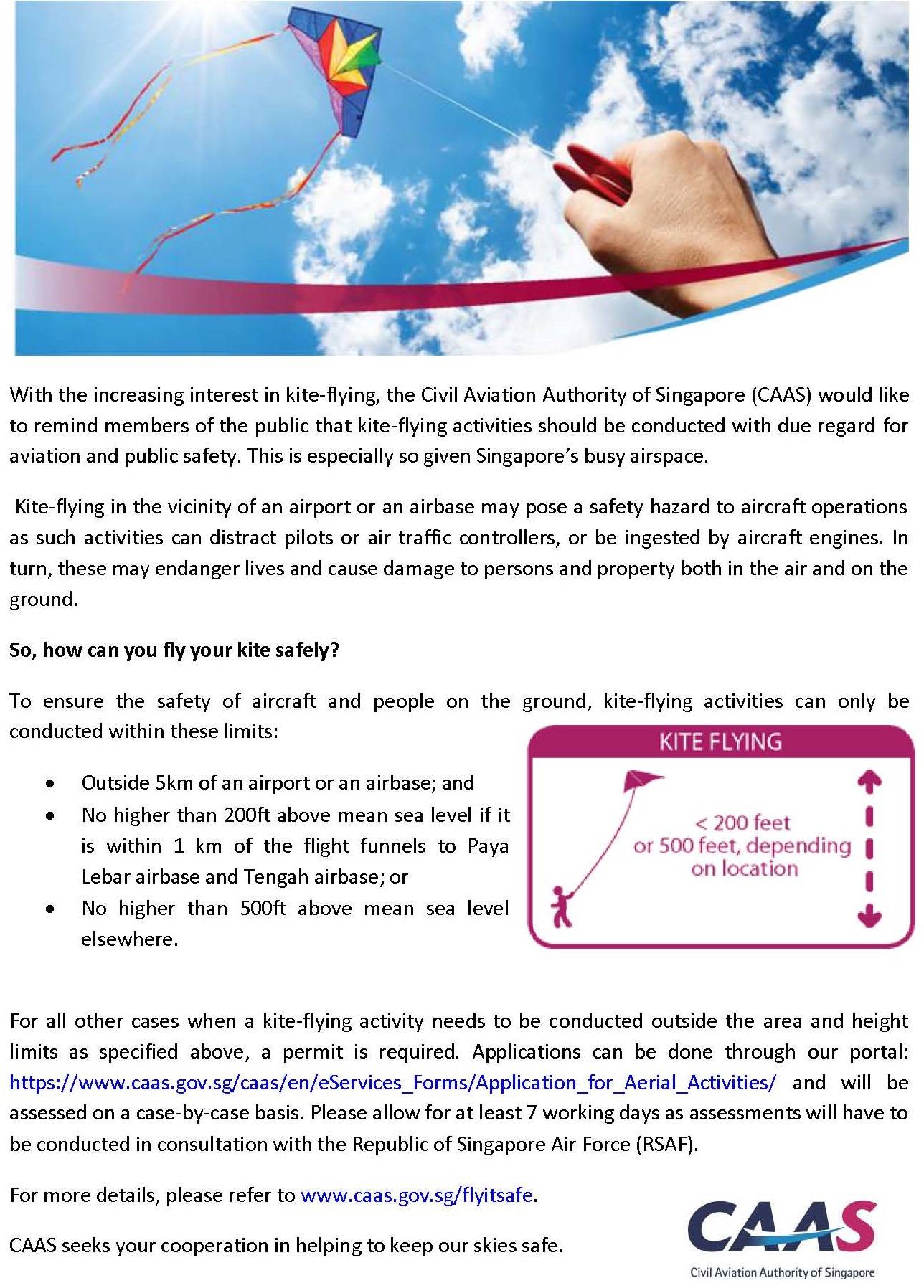 Where to FLY KITES in Singapore?
